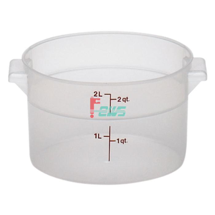 CAMBRO RFS2PP-190 Φ208 圆形食品储藏盒(1.9L/半透明)