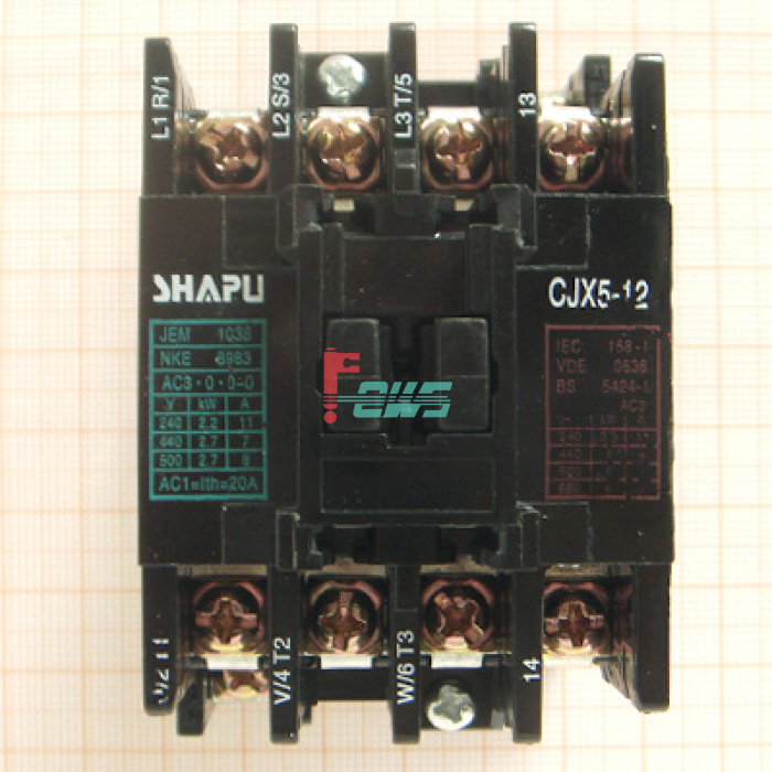 波沃特 CJX5-12 交流接触器(For 6kw)
