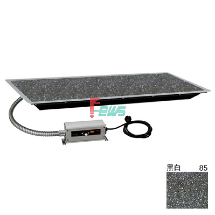 Hatco GRSSB-4818-N 48＂嵌入式石纹保温板(黑色)