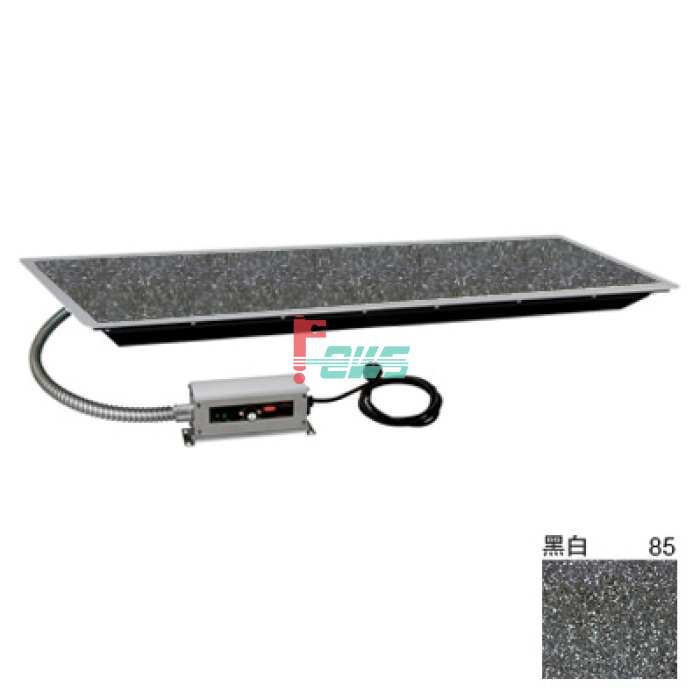 Hatco GRSSB-6018-N 60＂嵌入式石纹保温板(黑色)