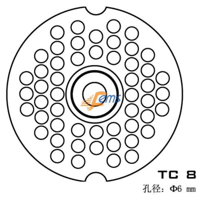 SIRMAN TC 8 TC 8 孔径Φ6 mm不锈钢刀盘