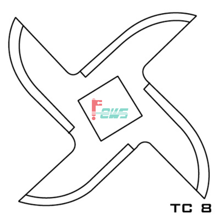 SIRMAN TC 8 系列 用 TC 8 绞肉机—不锈钢刀片