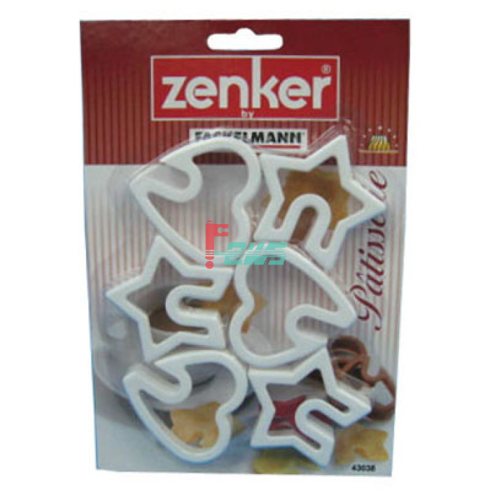 Zenker 43038 塑料饼干模（6件装）
