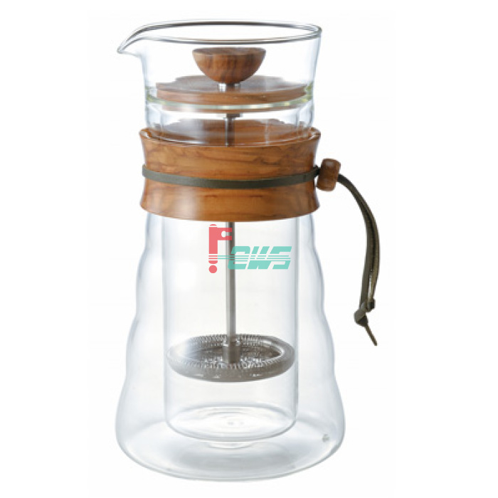 HARIO DGC-40-OV 橄榄木咖啡法压壶 (3杯用) 