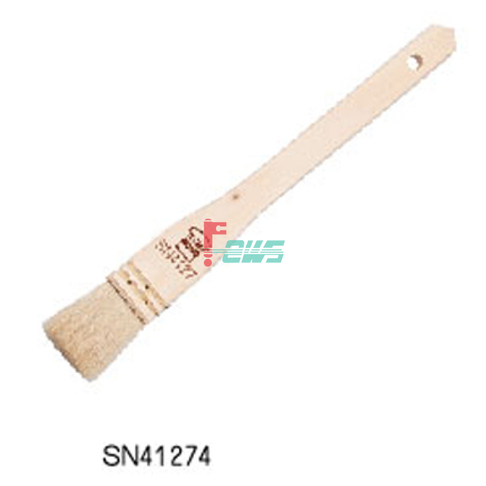 三能 SN41274 230*25*35 mm 木柄直型羊毛刷(2把/包)