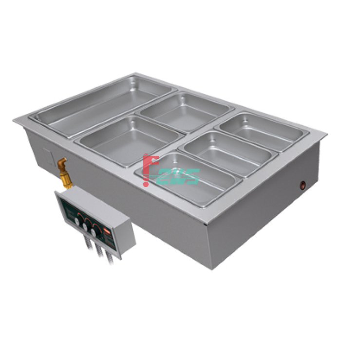 Hatco HWBI-3D 三联嵌入式保温汤池（带去水）