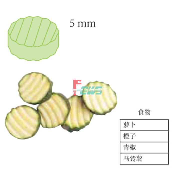 Robot-coupe 27070W 5.0 mm 成形刀盘(切波纹片用)