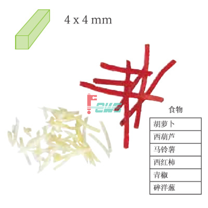 Robot-coupe 28052W 4.0*4.0 mm 成形刀盘(切条用)