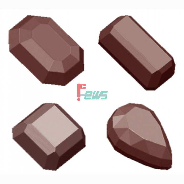 Chocolate World  CW1632 钻石形巧克力模