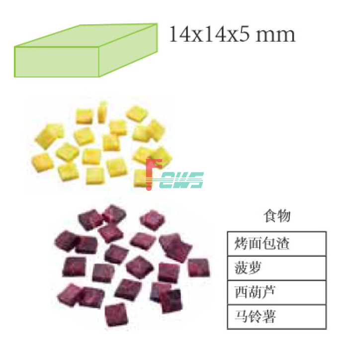 Robot-coupe 28181W 14.0*14.0*5.0 mm 成形刀盘(切丁用、2片)