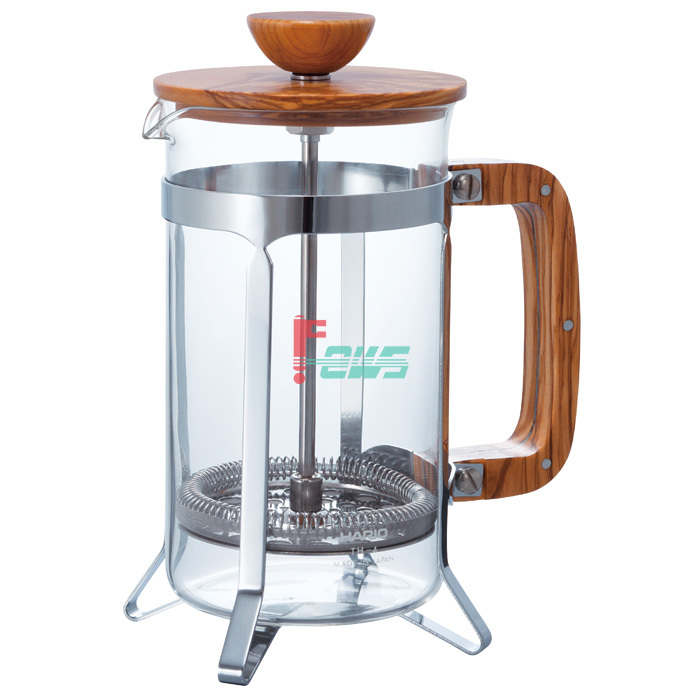 HARIO CPSW-4-OV 橄榄木咖啡法压壶 (4杯用) 