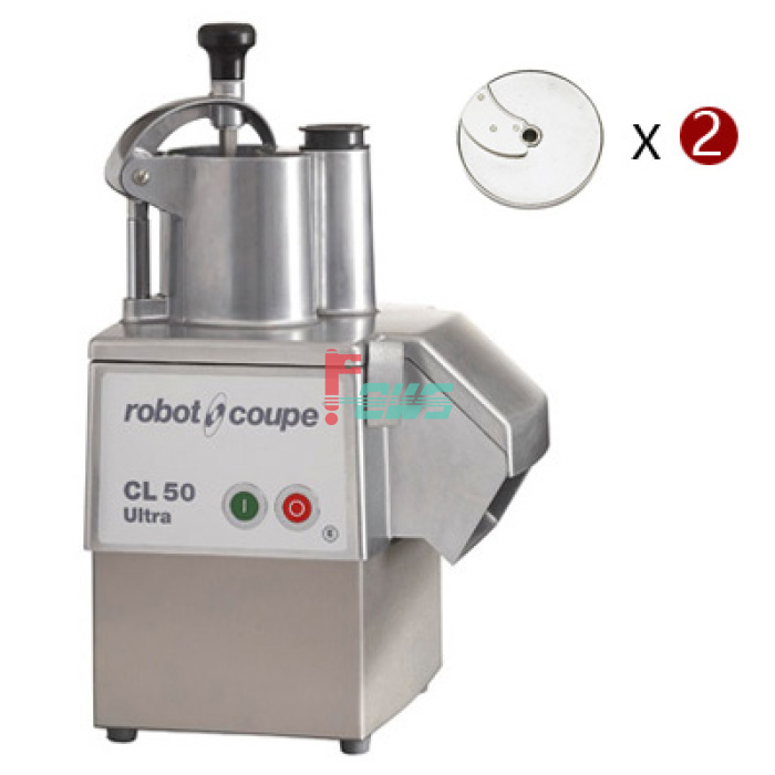 Robot-coupe CL 50 Ultra/W(2)discs CL 50 Ultra 蔬菜处理机(单速/含2片刀盘) 