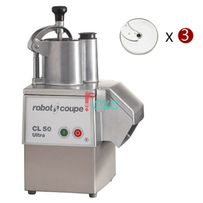Robot-coupe CL 50 Ultra/W(3)discs CL 50 Ultra 蔬菜处理机(单速/含3片刀盘) 