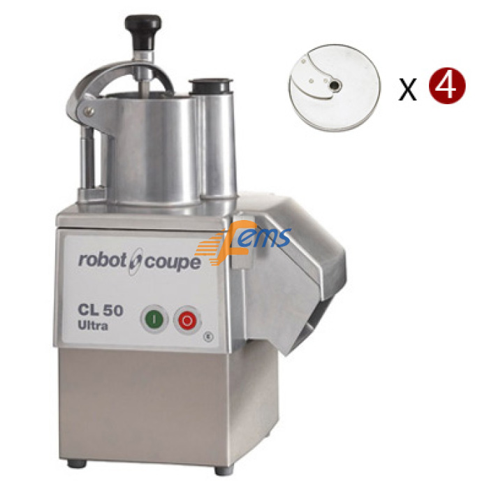 Robot-coupe CL 50 Ultra/W(4)discs CL 50 Ultra 蔬菜处理机(单速/含4片刀盘) 