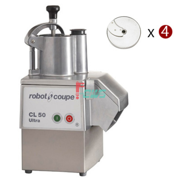Robot-coupe CL 50 Ultra/W(4)discs CL 50 Ultra 蔬菜处理机(单速/含4片刀盘) 