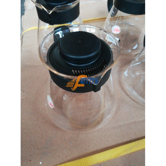 HARIO XVD-60B V60 玻璃咖啡壶 (2～5杯用) 黑色（样品）