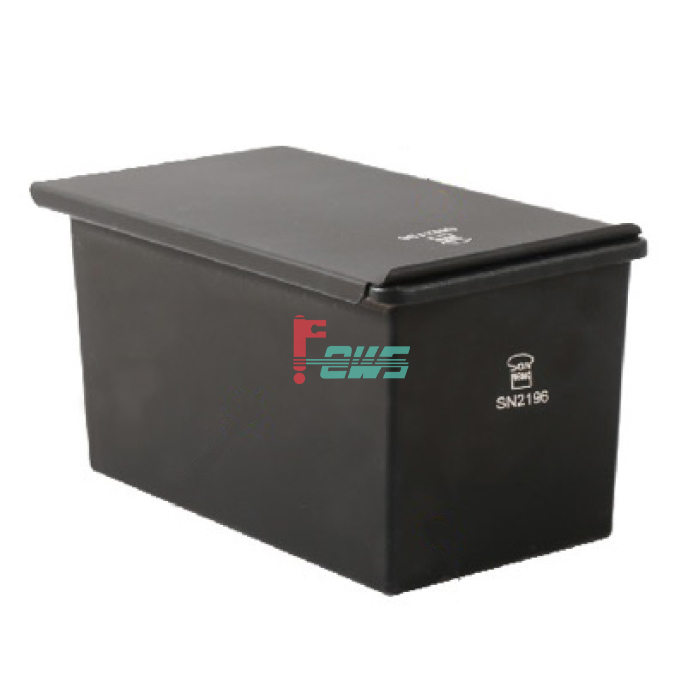 三能 SN2196 450g 低糖铸铝土司盒(不沾) - 带盖