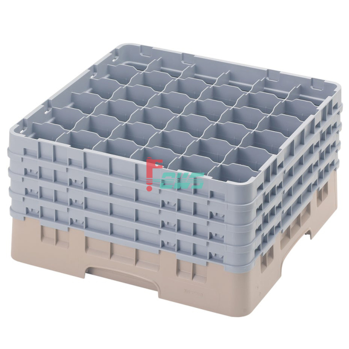 CAMBRO 36S900-184 238 mm - 36格高脚杯架(浅灰色/米色)