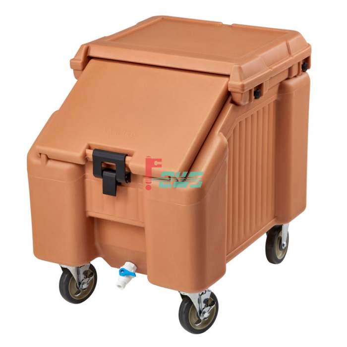 CAMBRO ICS100L-157 斜盖低型储冰车(咖啡米色)