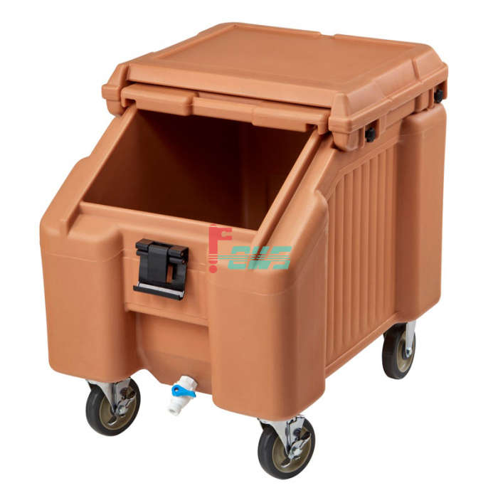 CAMBRO ICS100L-157 斜盖低型储冰车(咖啡米色)