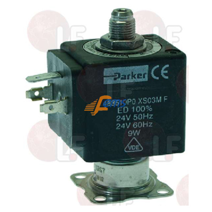 f 1120751 3-way solenoid valve parker 24vac 9w